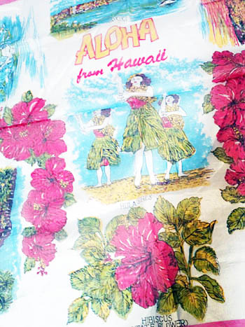 【限定セール！】 スカーフ ビンテージ ハワイ 60's [Hawaiian Hawaii Vintage - 小物
