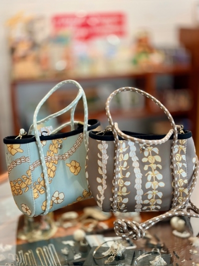 ハワイ直輸入 Pua keni keni柄 2Way bag♪♪ [Hawaiian Style